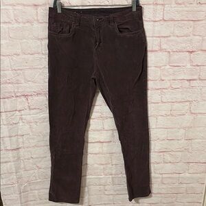 Prana men’s brown corduroy slim fit pants